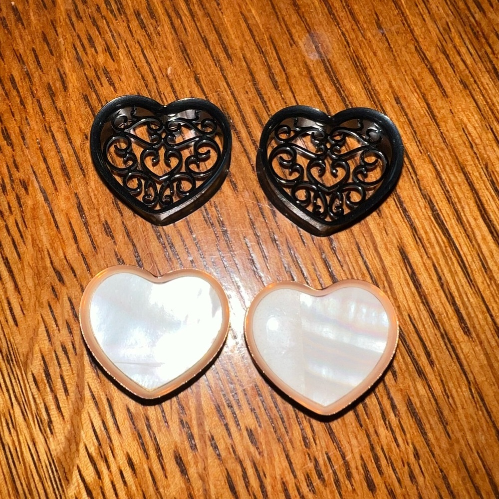 7/8”-22mm Heart Shaped Steel Plugs and Tunnels